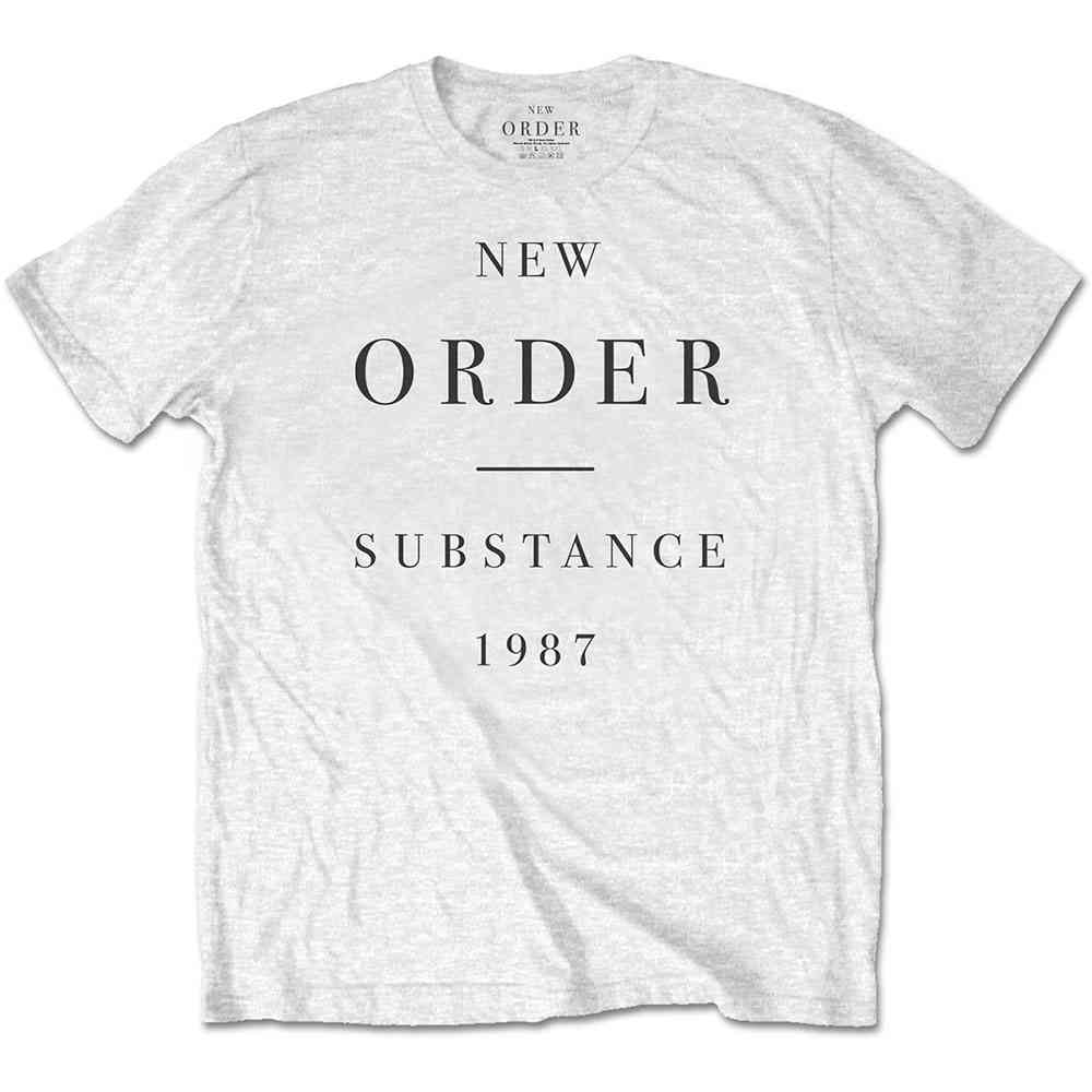 New Order - Substance Tshirt Homme - Blanc